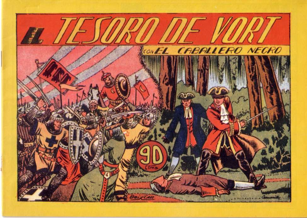 Comic Book Cover For El Caballero Negro 5 - El tesoro de Vort