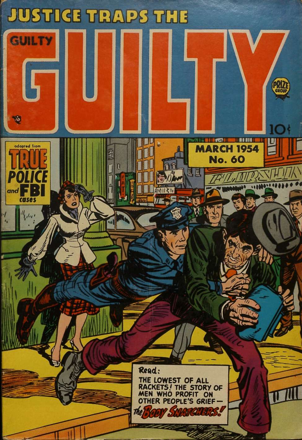 Comic Book Cover For Justice Traps the Guilty 60