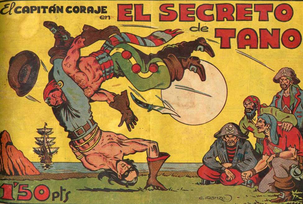 Comic Book Cover For El Capitán Coraje 7 El secreto de Tano