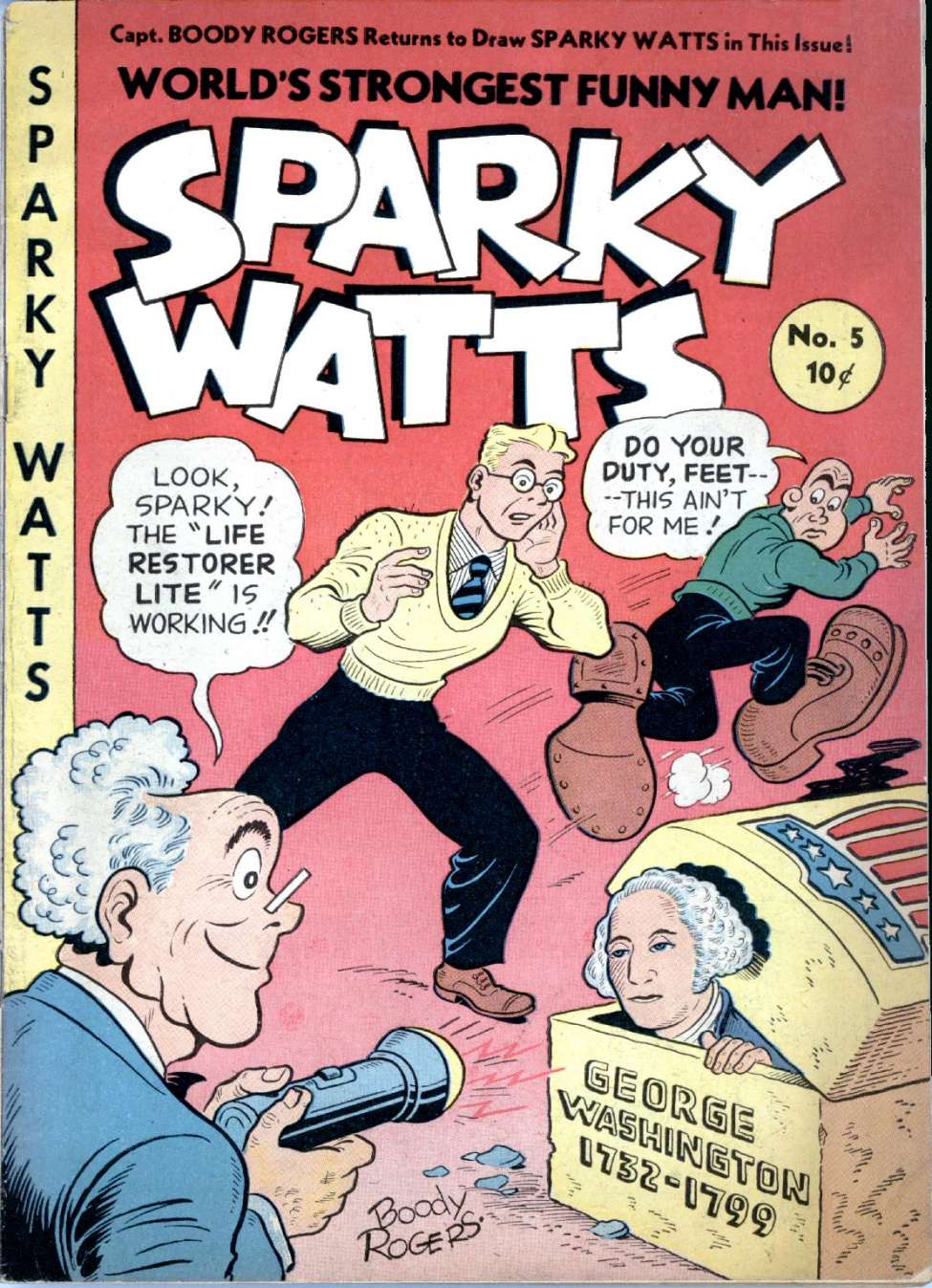 Comic Book Cover For Sparky Watts 5