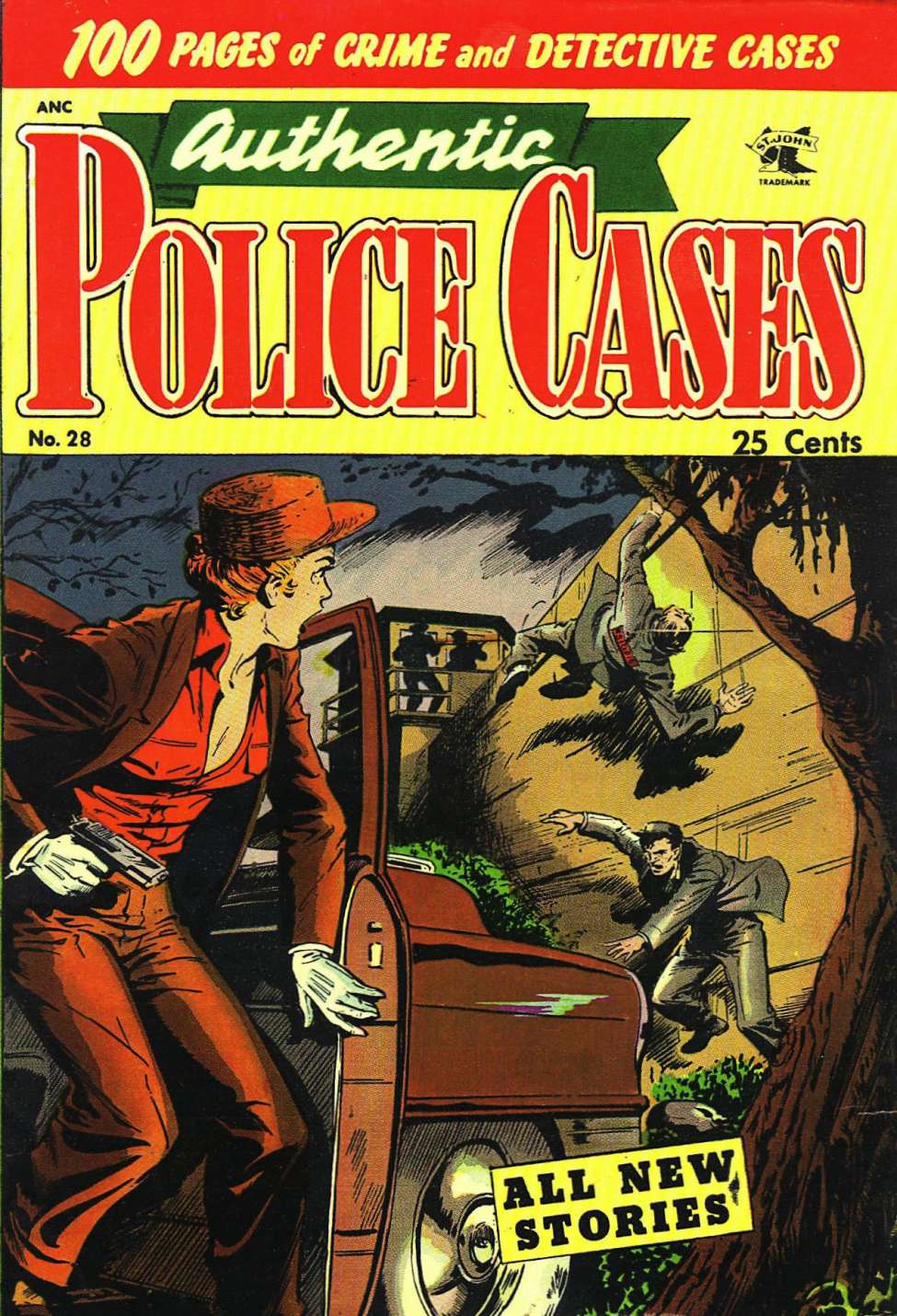 Comic Book Cover For Authentic Police Cases 28