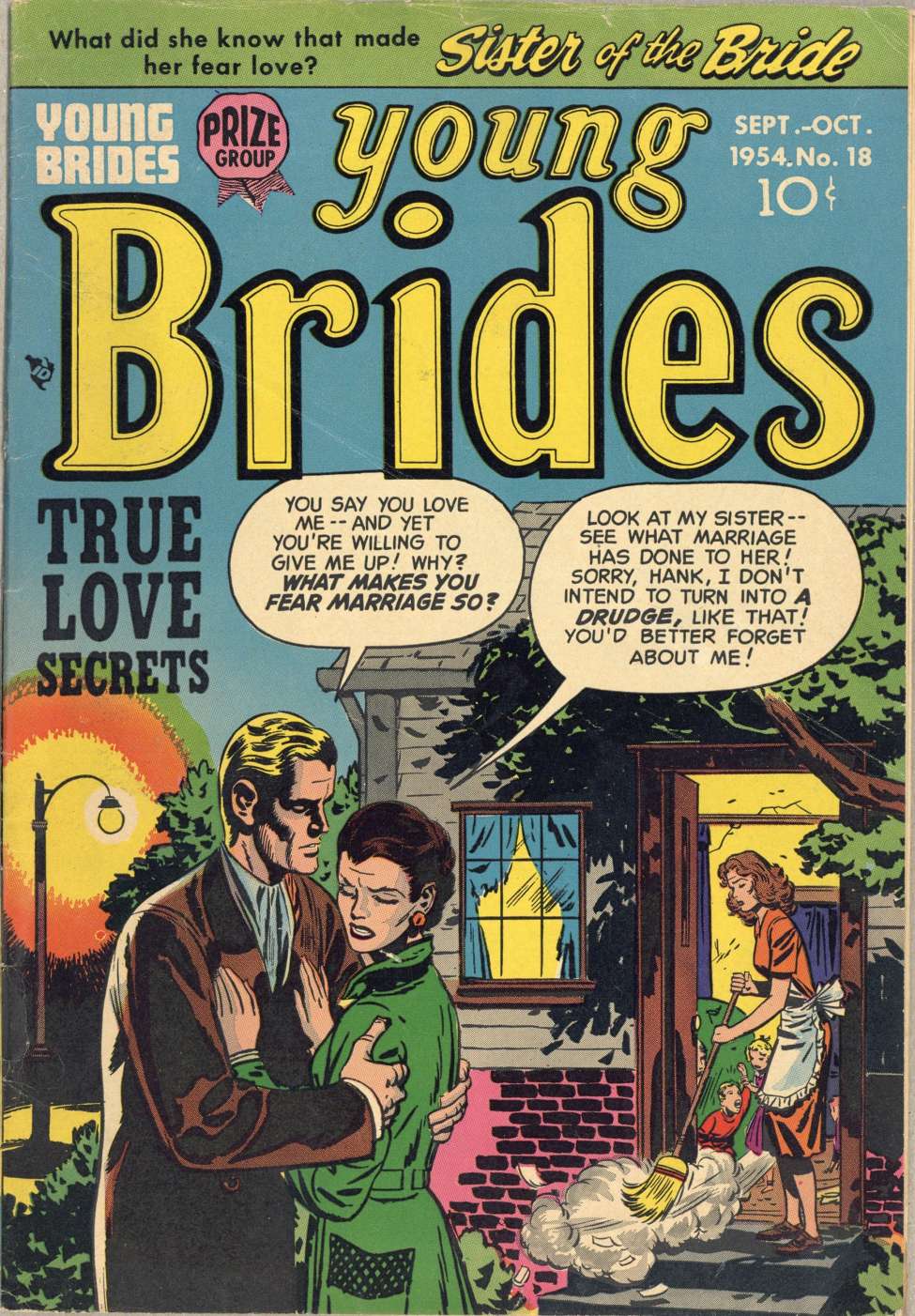 Comic Book Cover For Young Brides 18