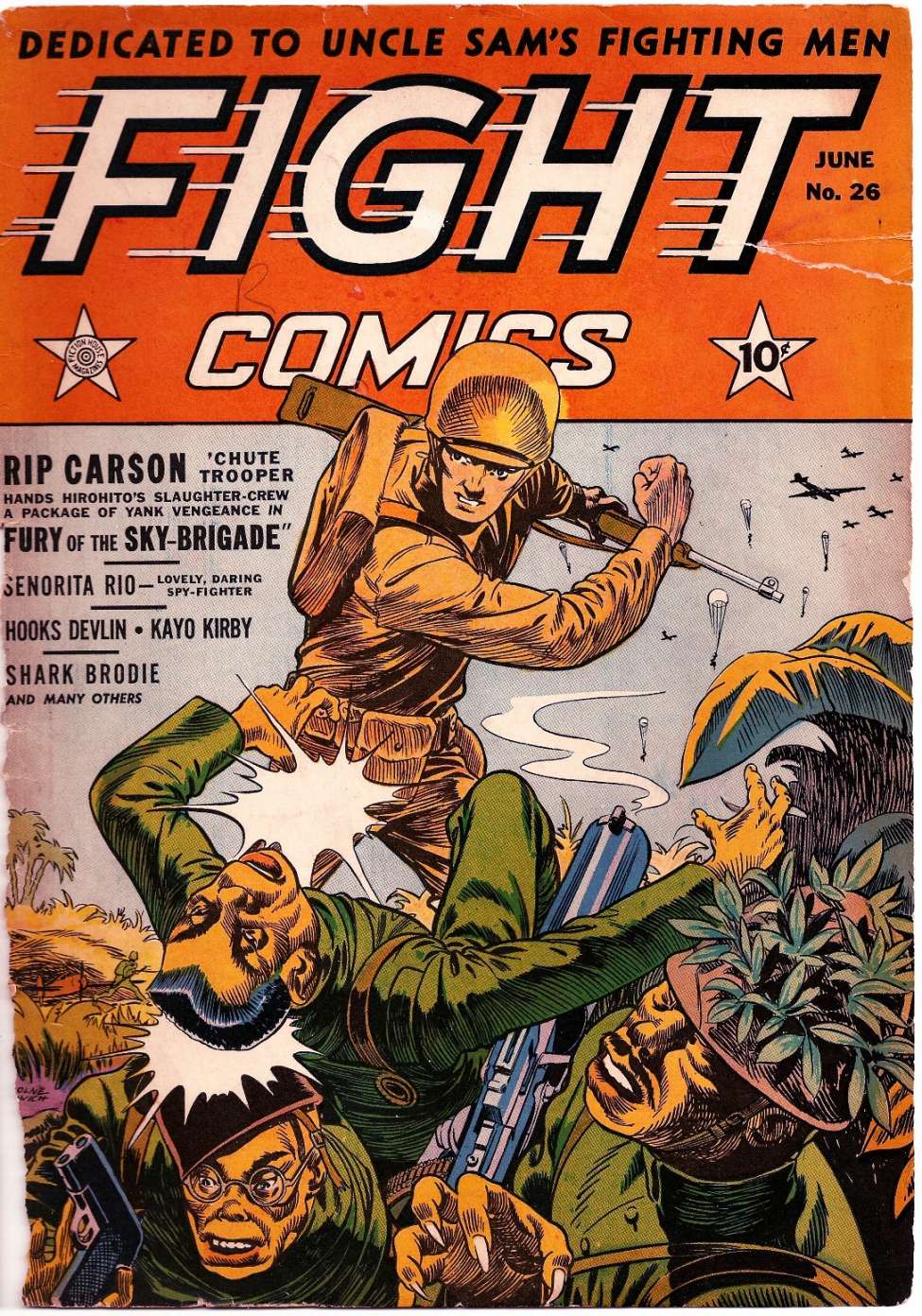 Comic Book Cover For Fight Comics 26