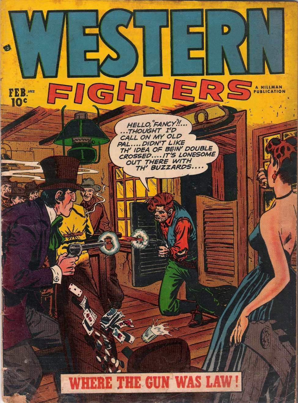 Comic Book Cover For Western Fighters v4 3 - Version 1