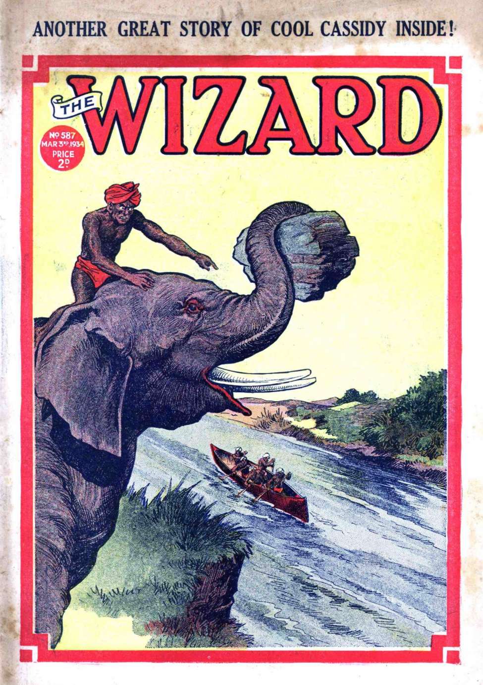 Comic Book Cover For The Wizard 587