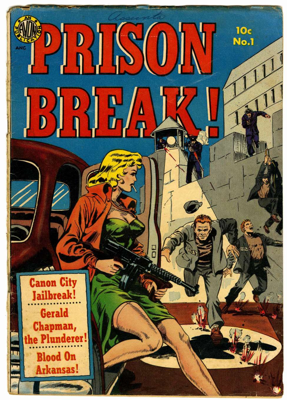 Comic Book Cover For Prison Break! 1
