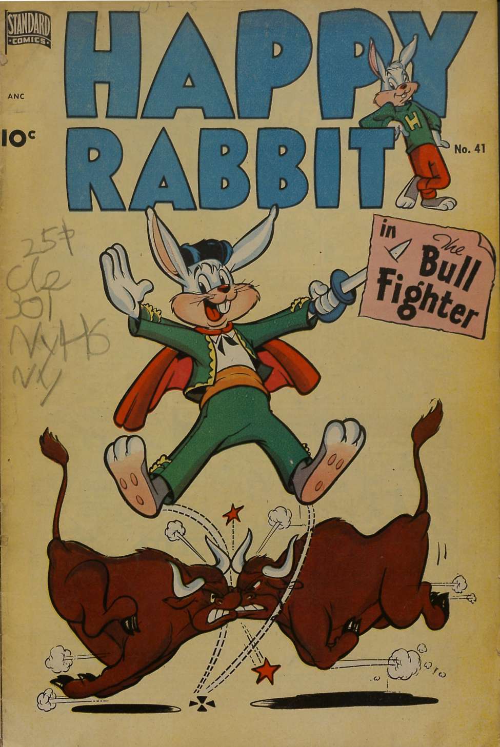 Comic Book Cover For Happy Rabbit 41