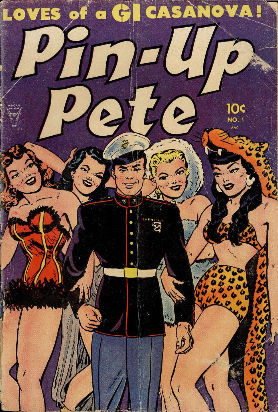 Comic Book Cover For Pin-Up Pete 1
