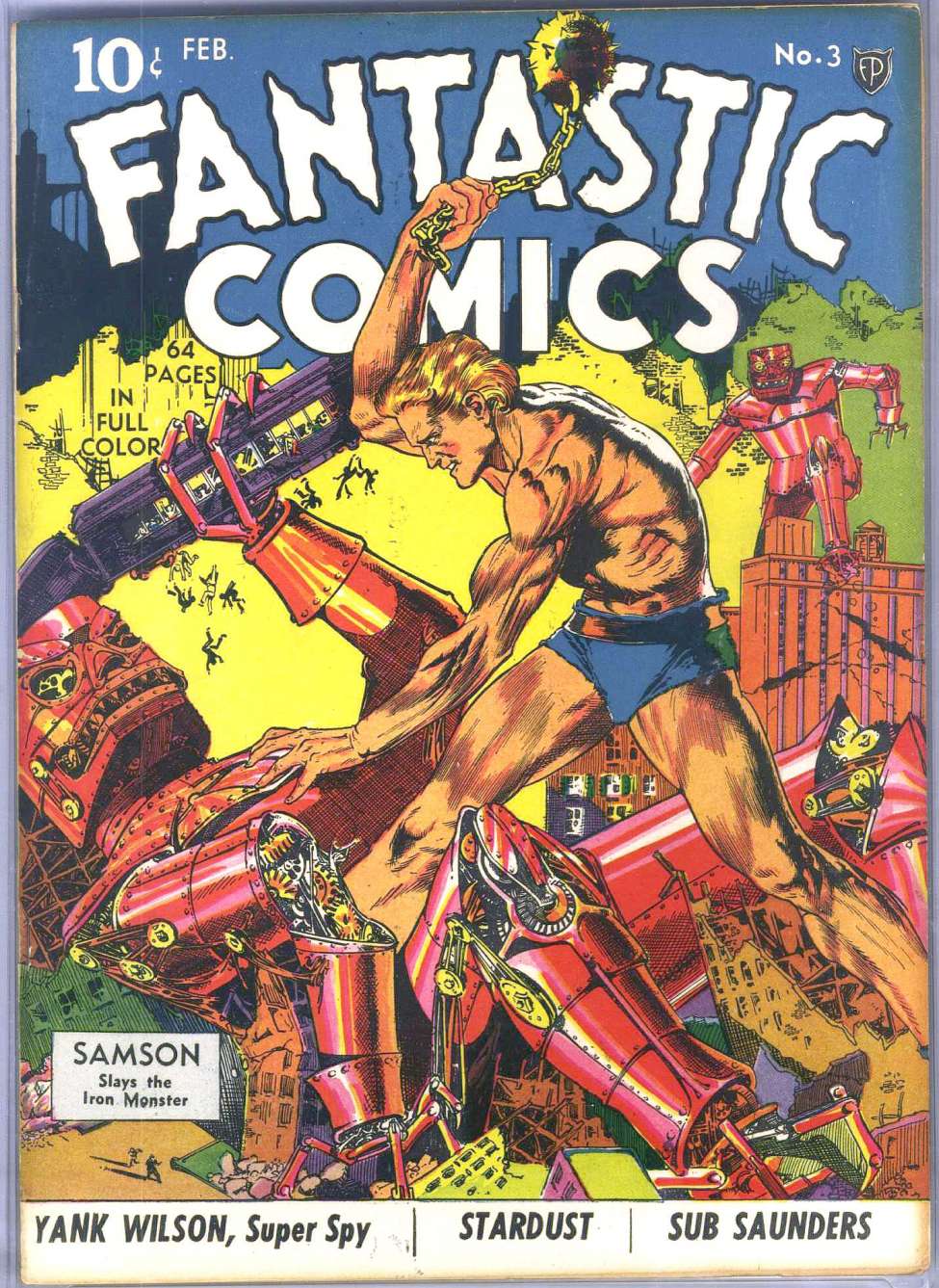 Book Cover For Fantastic Comics 3 - Version 1