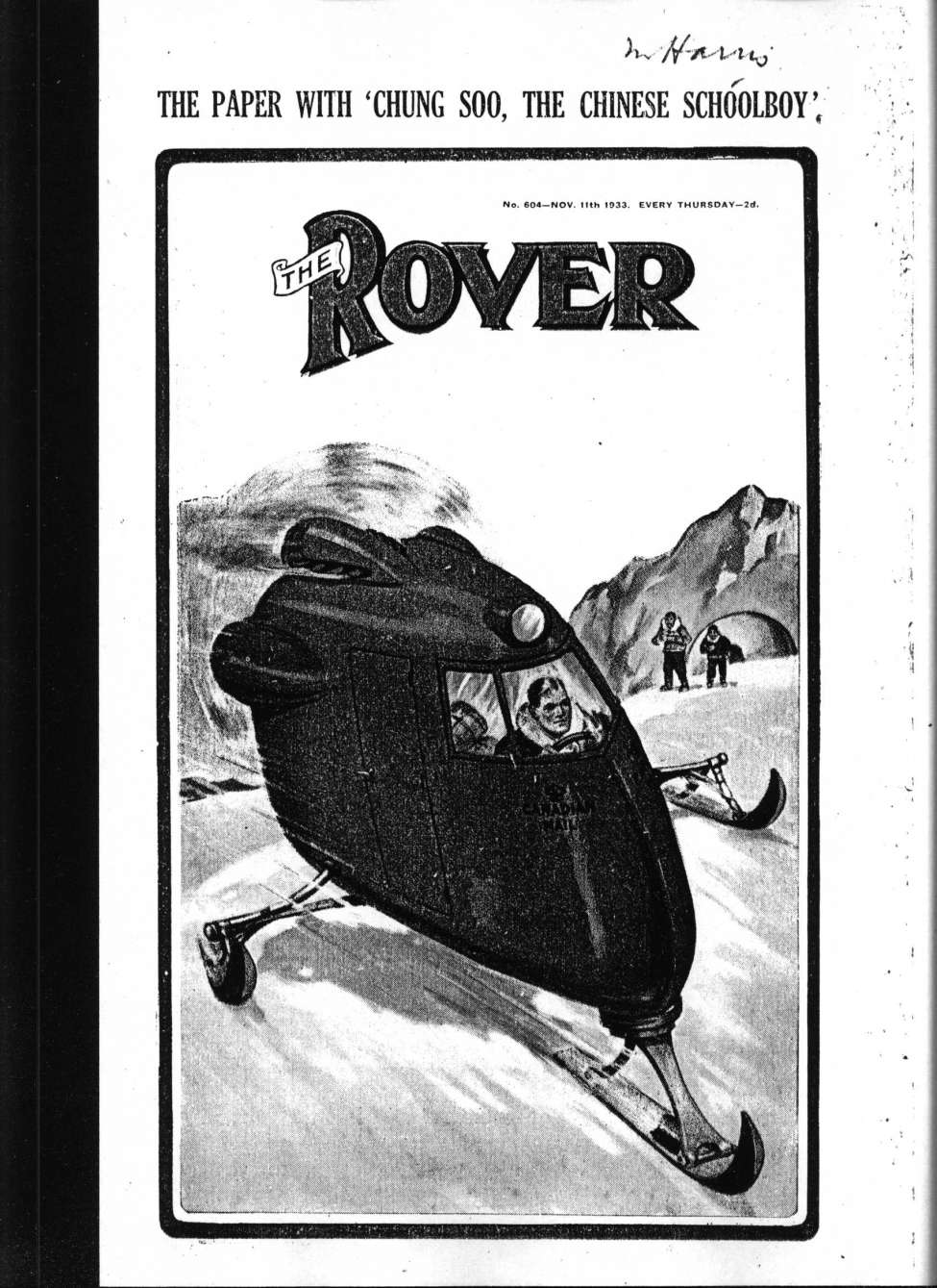 Book Cover For The Rover 604