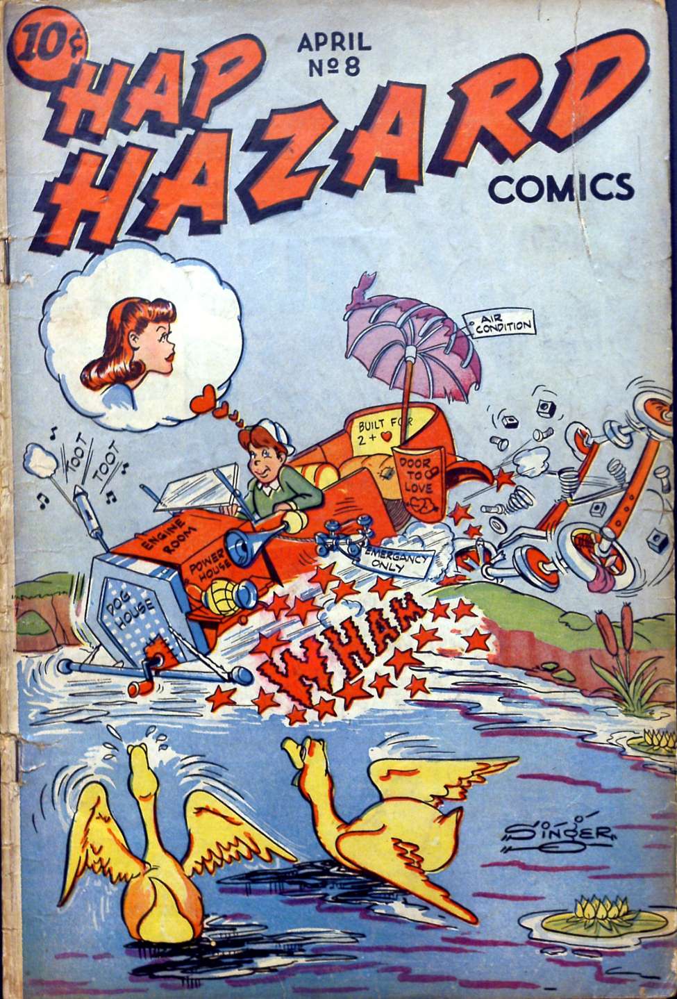 Book Cover For Hap Hazard Comics 8