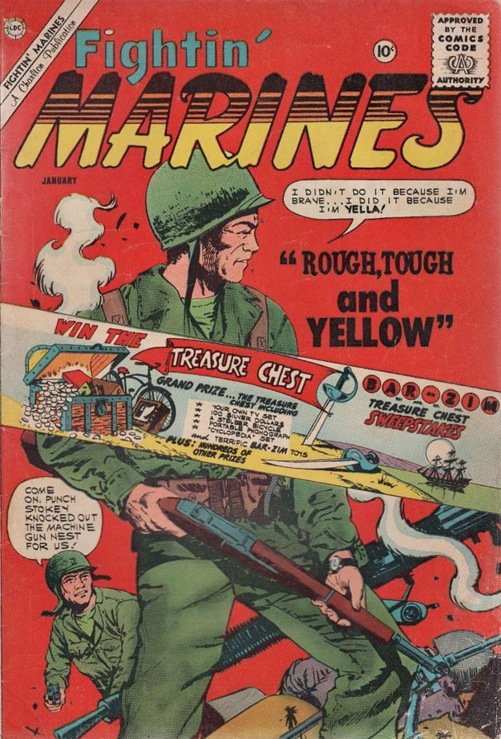 Comic Book Cover For Fightin' Marines 39