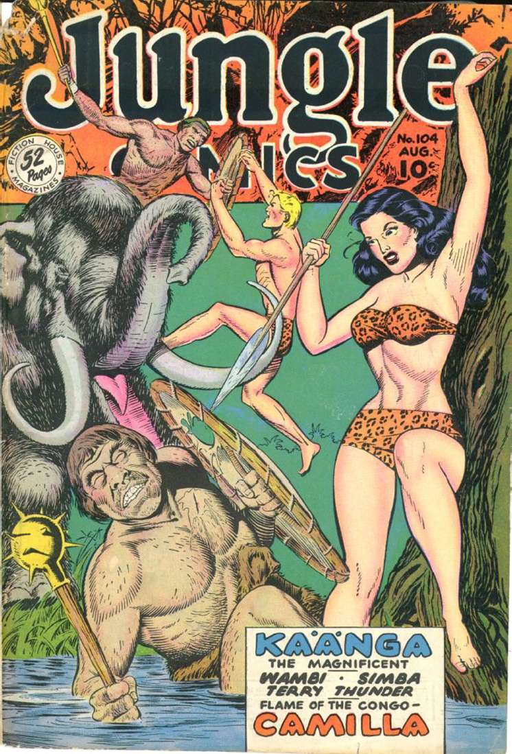 Book Cover For Jungle Comics 104 - Version 1
