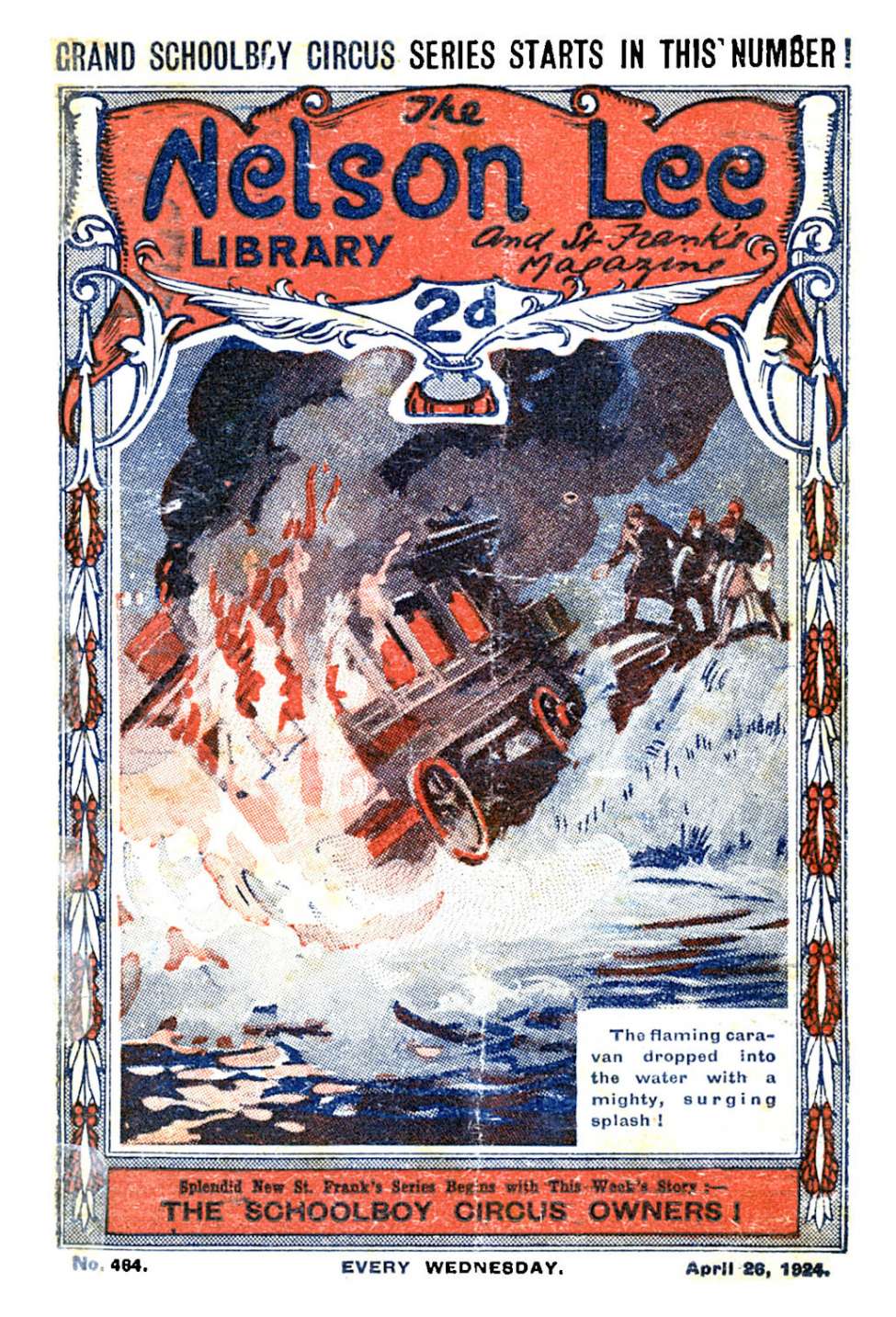 Book Cover For Nelson Lee Library s1 464 - The Schoolboy Circus Owners