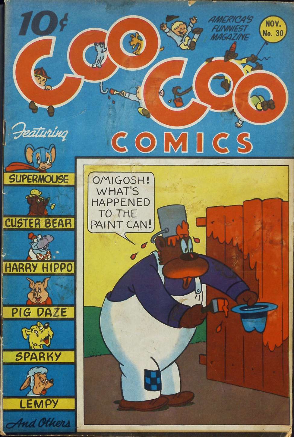 Comic Book Cover For Coo Coo Comics 30