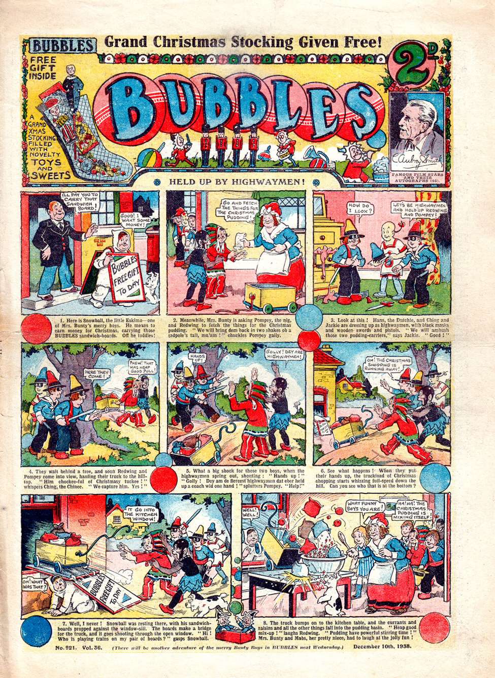 Comic Book Cover For Bubbles 921