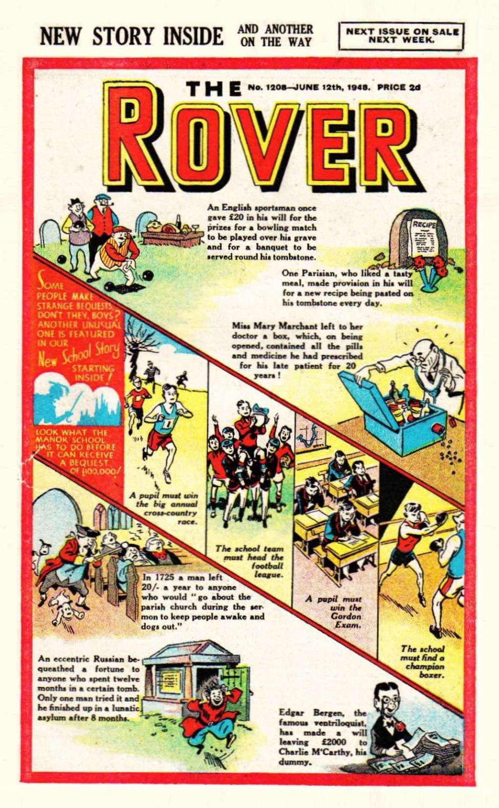Comic Book Cover For The Rover 1208