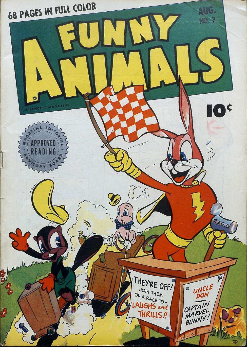 Book Cover For Fawcett's Funny Animals 9