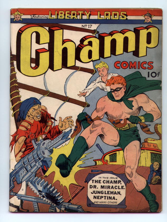 Comic Book Cover For Champ Comics 17