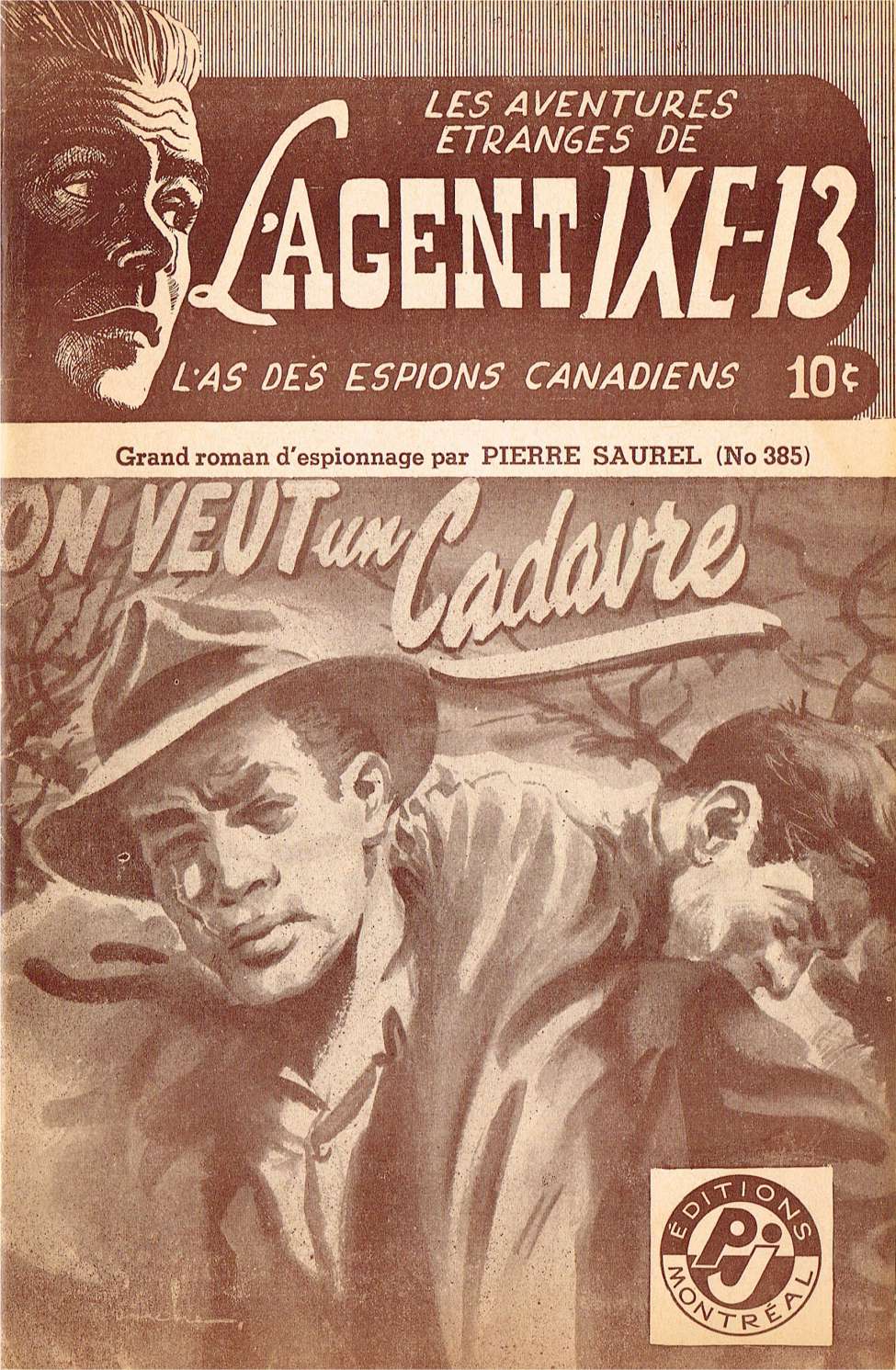 Book Cover For L'Agent IXE-13 v2 385 - On veut un cadavre