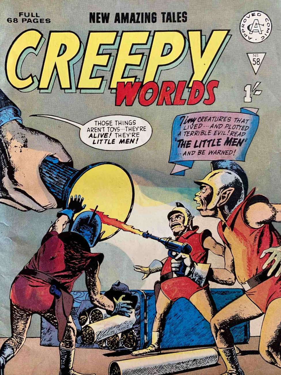 Book Cover For Creepy Worlds 58