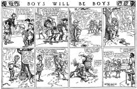 Large Thumbnail For Boys Will Be Boys - New York Herald