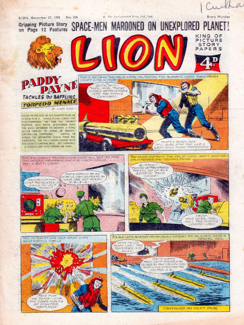 Book Cover For Lion 358