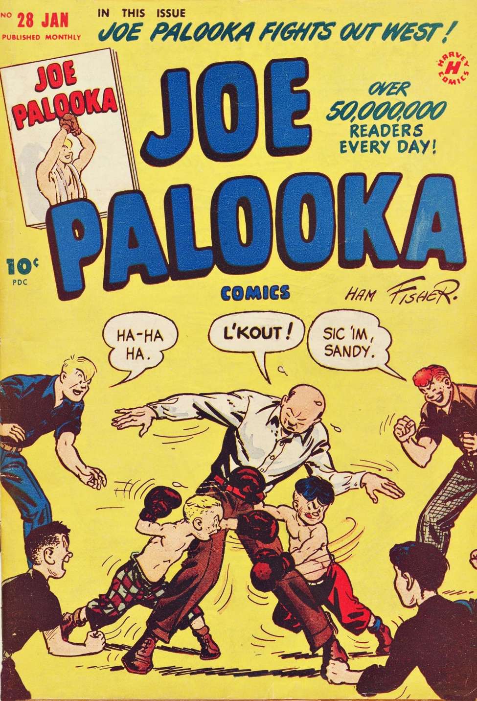 Book Cover For Joe Palooka Comics 28