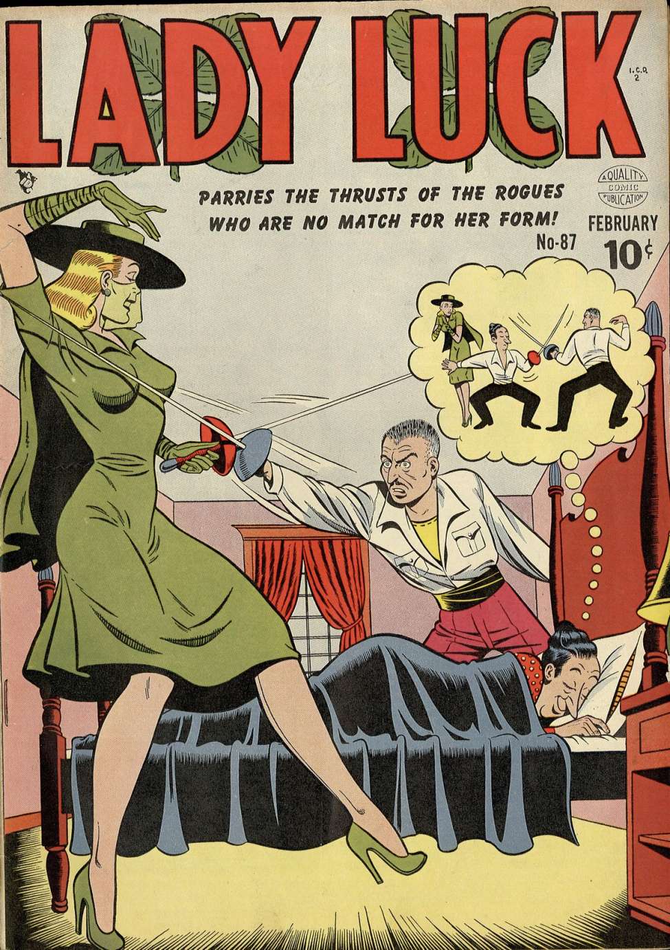 Comic Book Cover For Lady Luck 87 - Version 1
