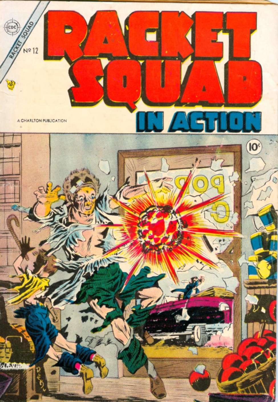 Comic Book Cover For Racket Squad in Action 12