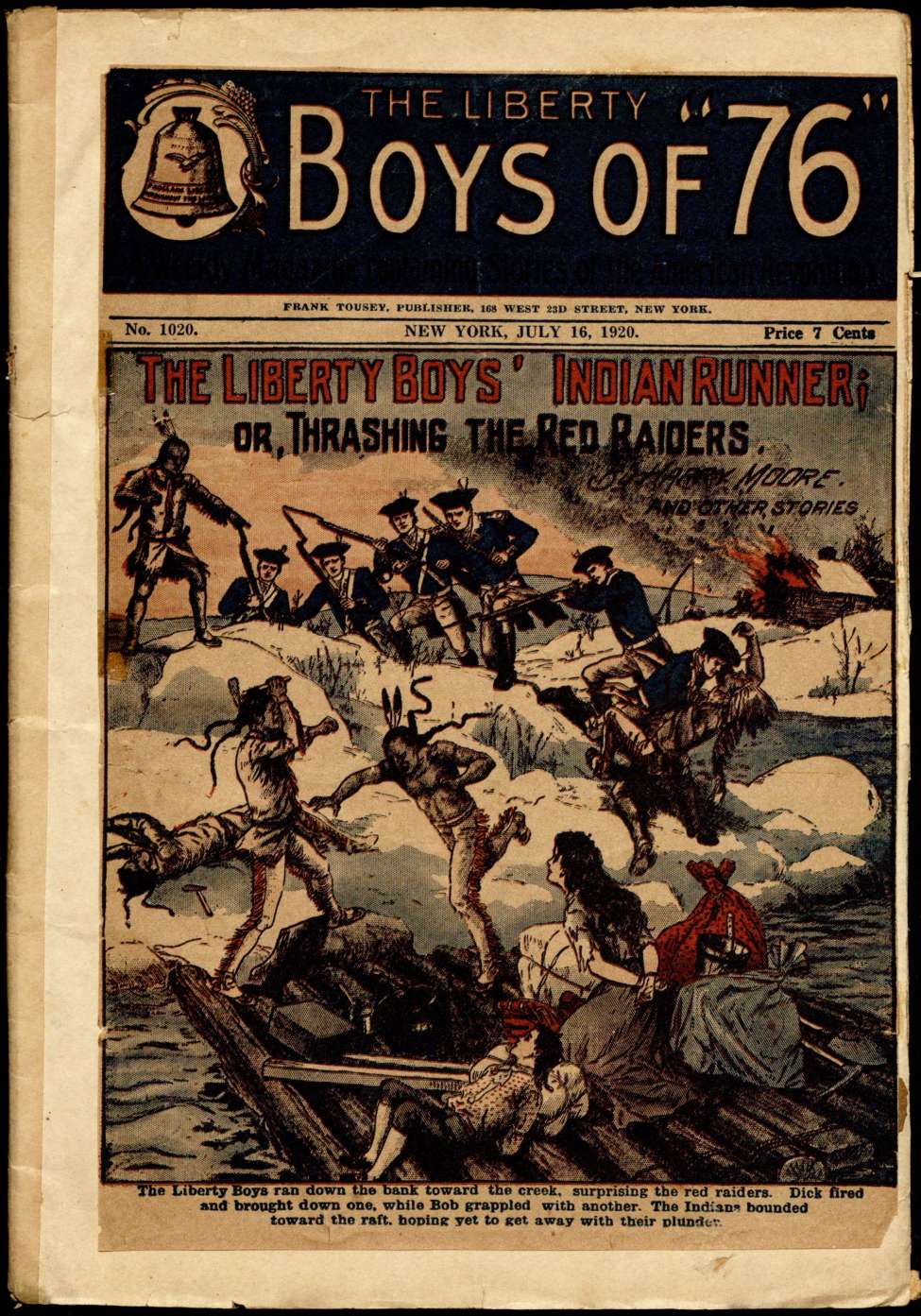 Book Cover For The Liberty Boys of 76 1020 - The Liberty Boys' Indian Runner