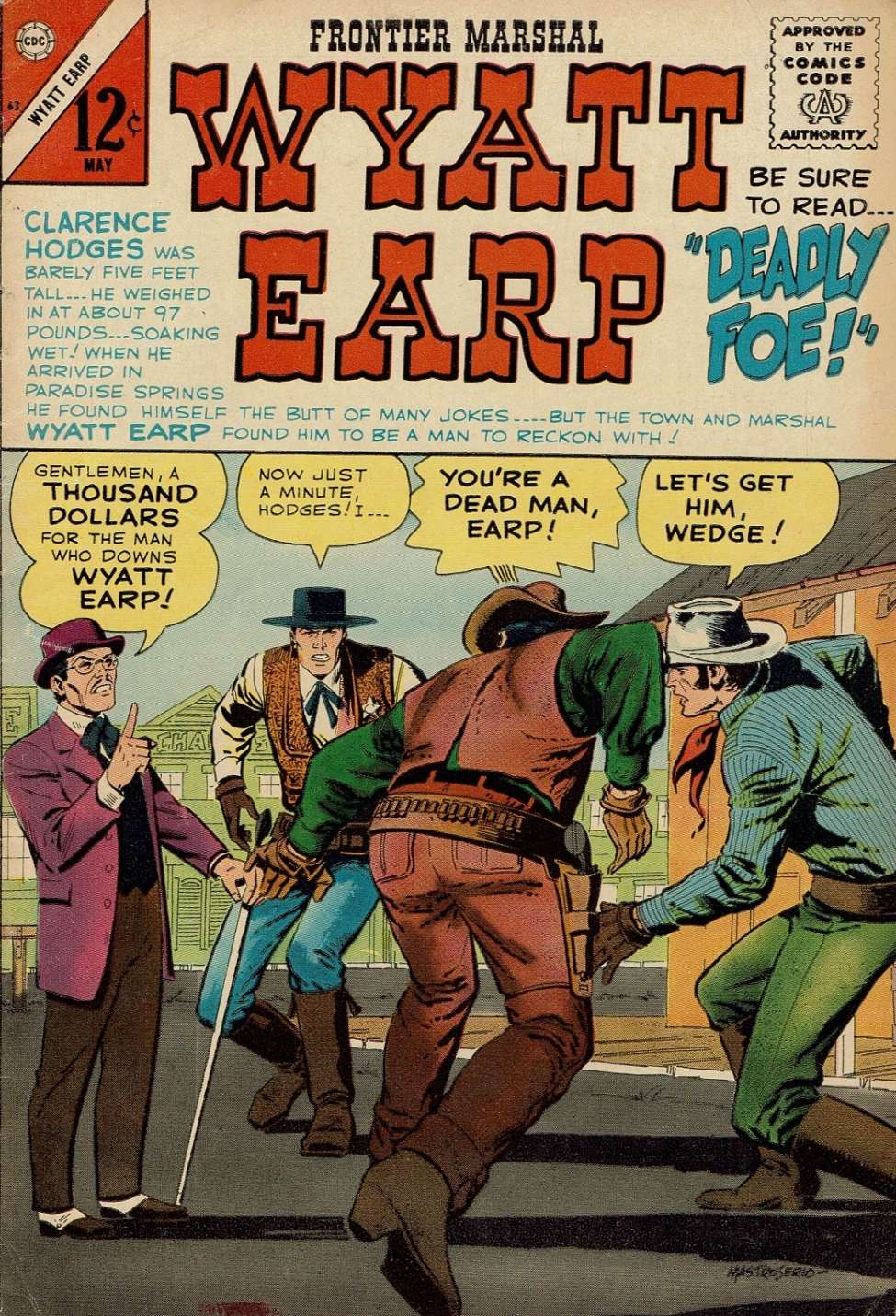 Comic Book Cover For Wyatt Earp Frontier Marshal 63