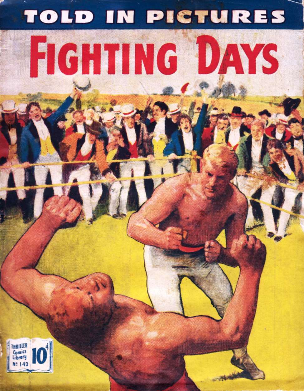 Book Cover For Thriller Comics Library 140 - Fighting Days
