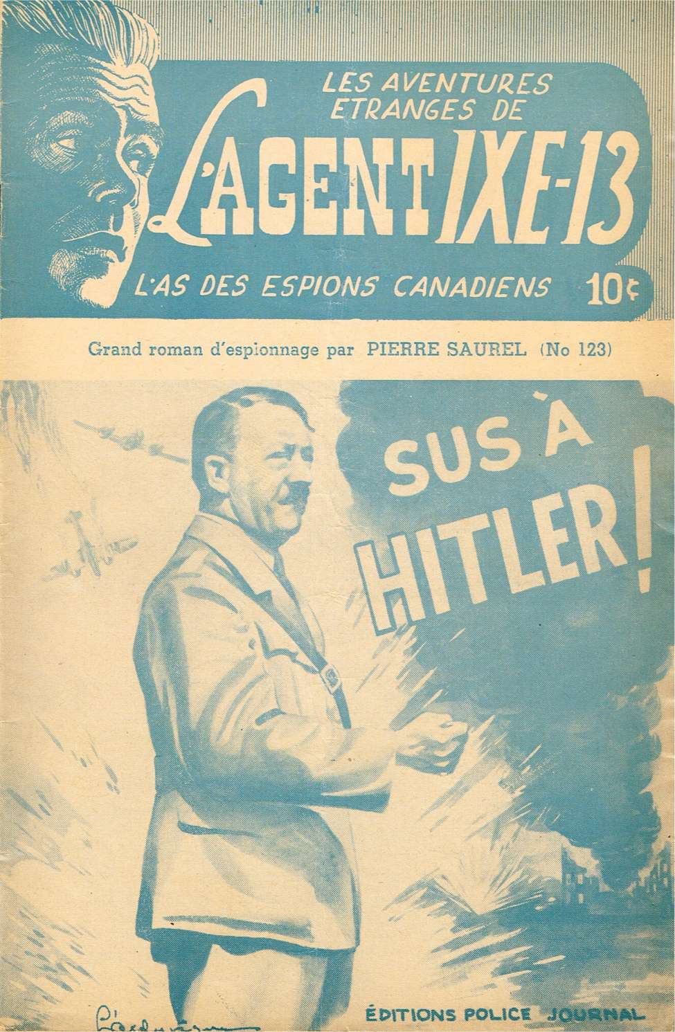 Comic Book Cover For L'Agent IXE-13 v2 123 - Sus à Hitler