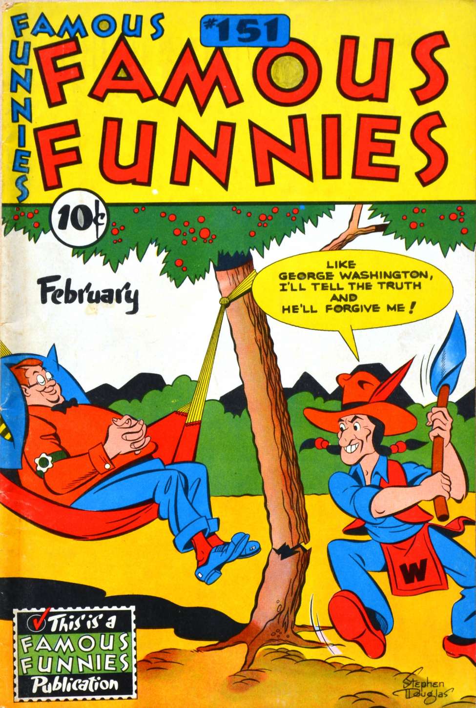 Comic Book Cover For Famous Funnies 151