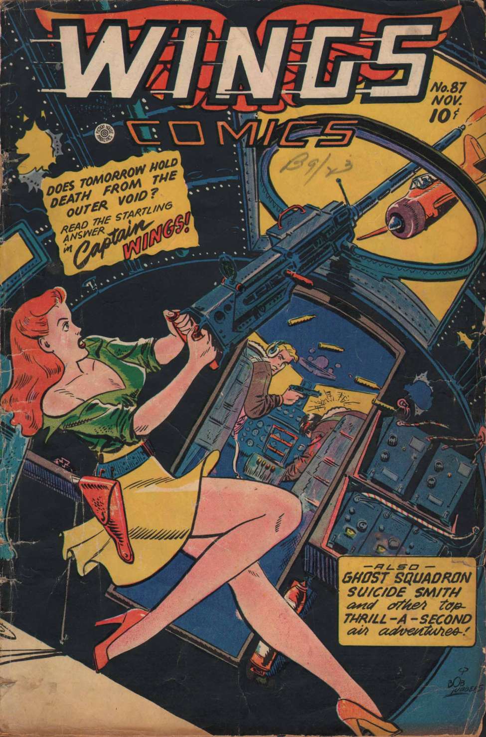Comic Book Cover For Wings Comics 87