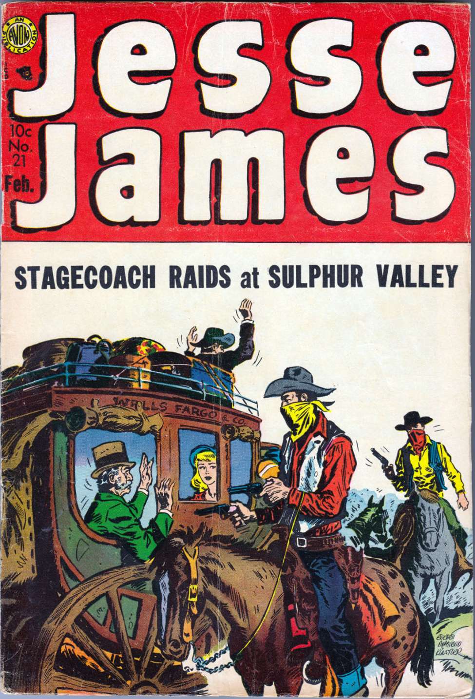 Comic Book Cover For Jesse James 21