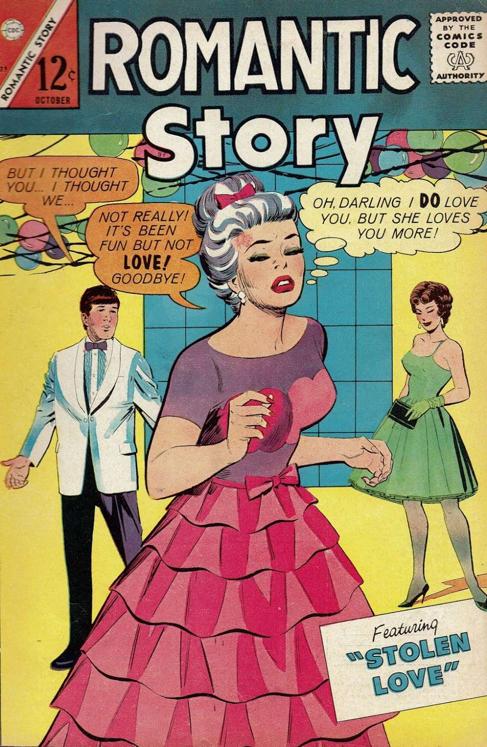 Comic Book Cover For Romantic Story 79