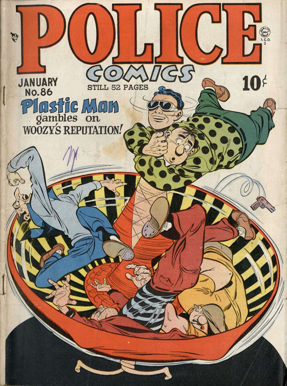 Comic Book Cover For Police Comics 86