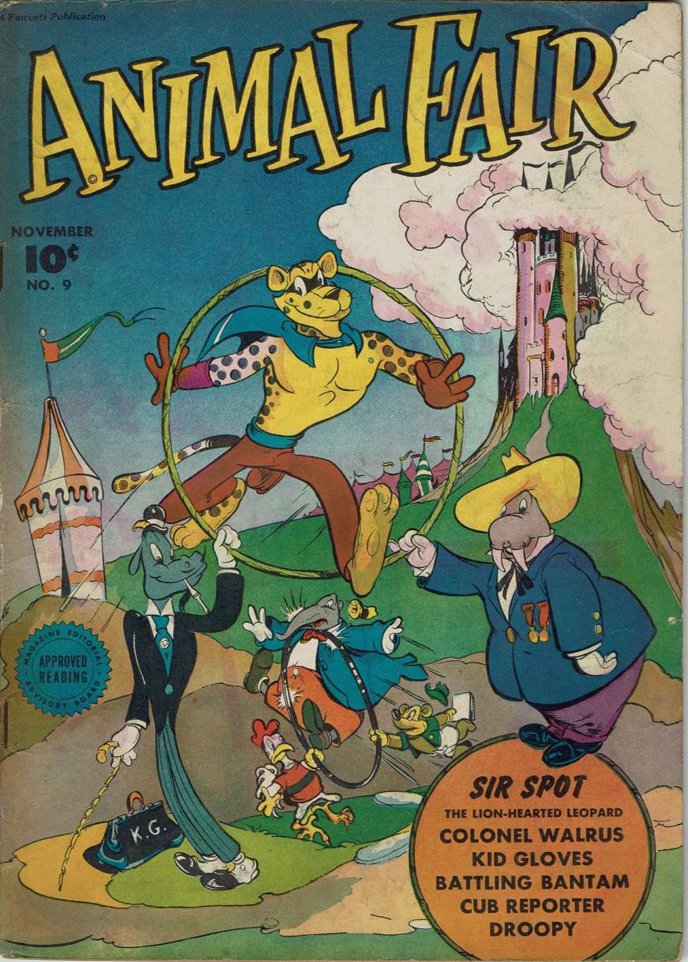 Comic Book Cover For Animal Fair 9 - Version 1