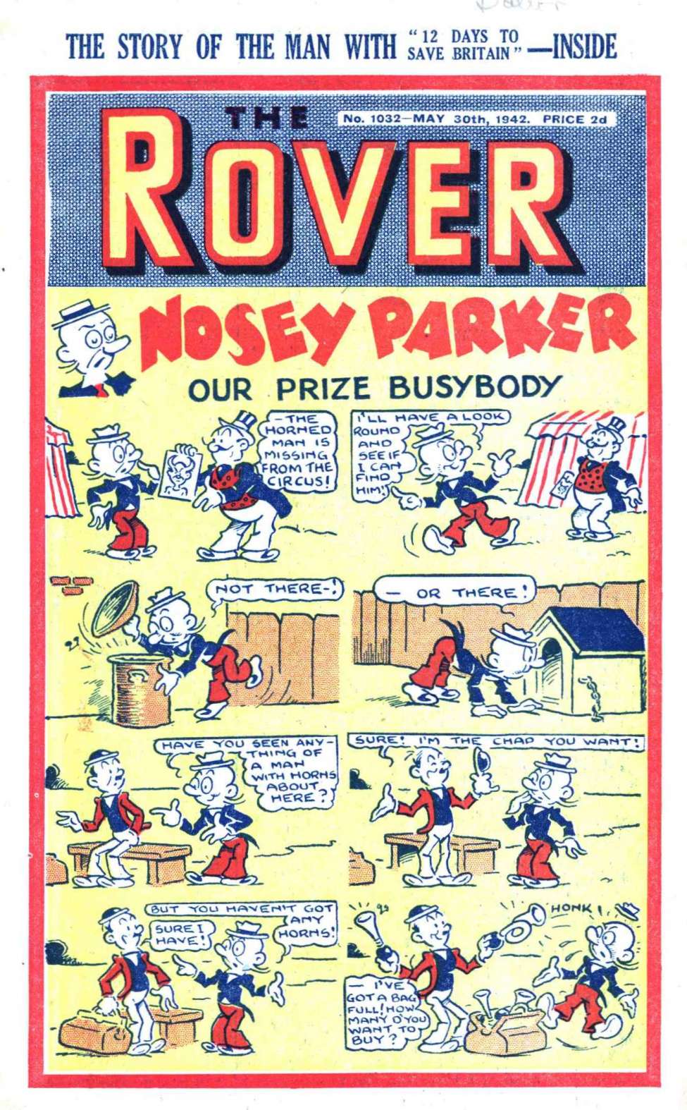 Comic Book Cover For The Rover 1032