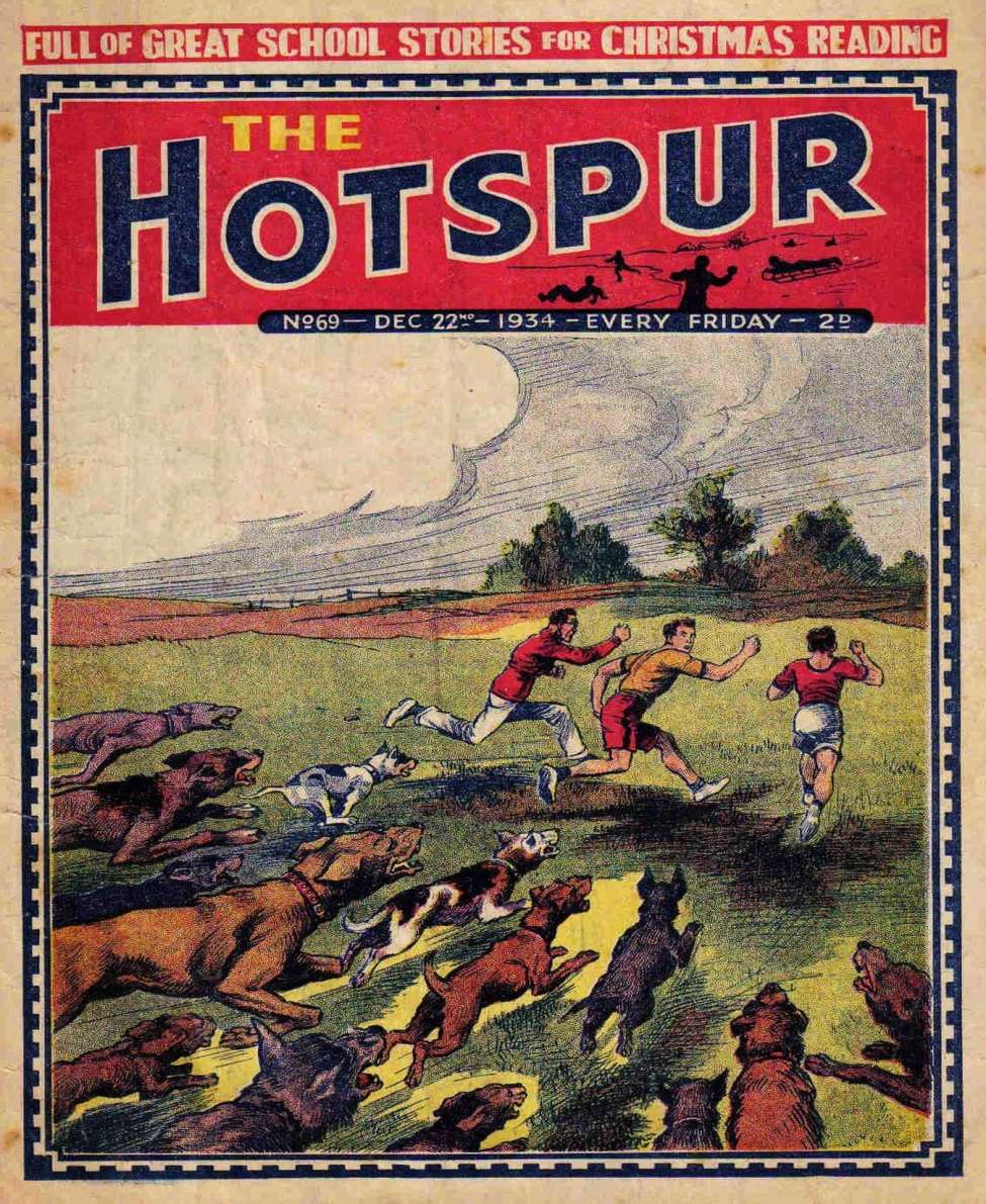 Comic Book Cover For The Hotspur 69
