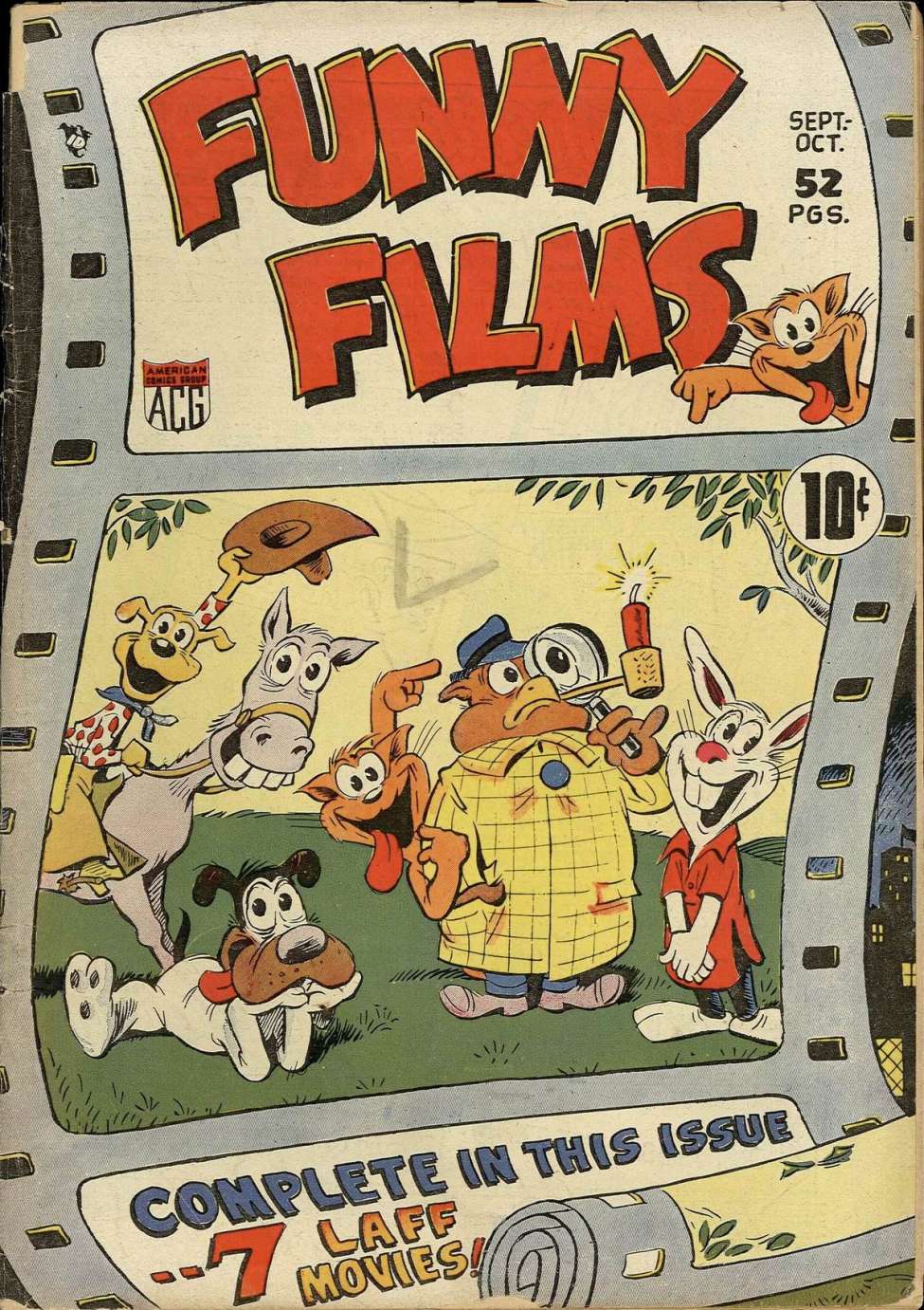 Comic Book Cover For Funny Films 1