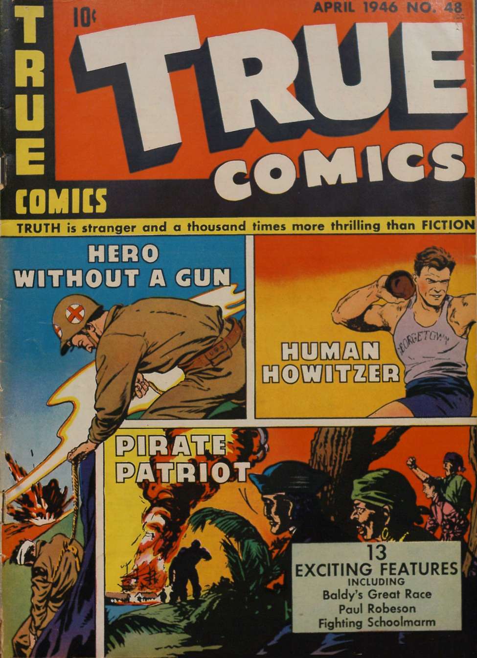 Book Cover For True Comics 48