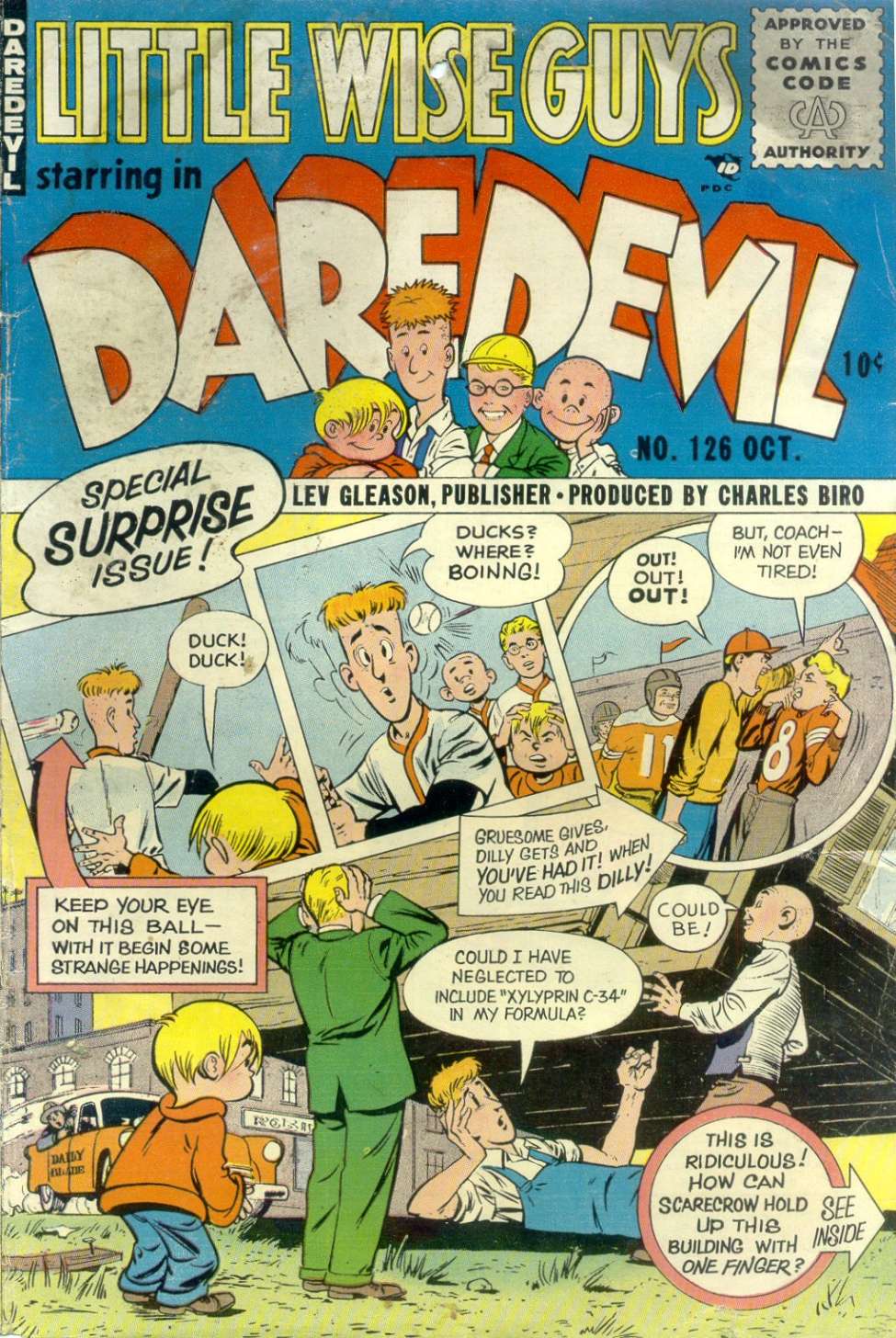 Comic Book Cover For Daredevil Comics 126