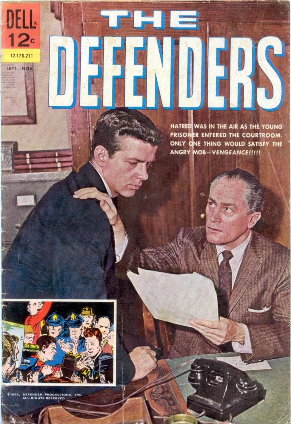 Comic Book Cover For The Defenders 1