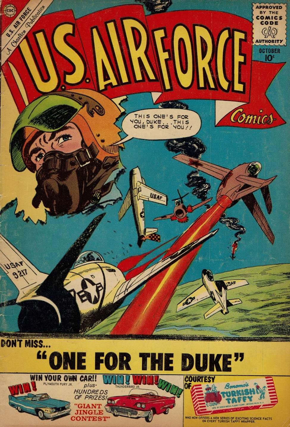 Comic Book Cover For U.S. Air Force Comics 12 - Version 2