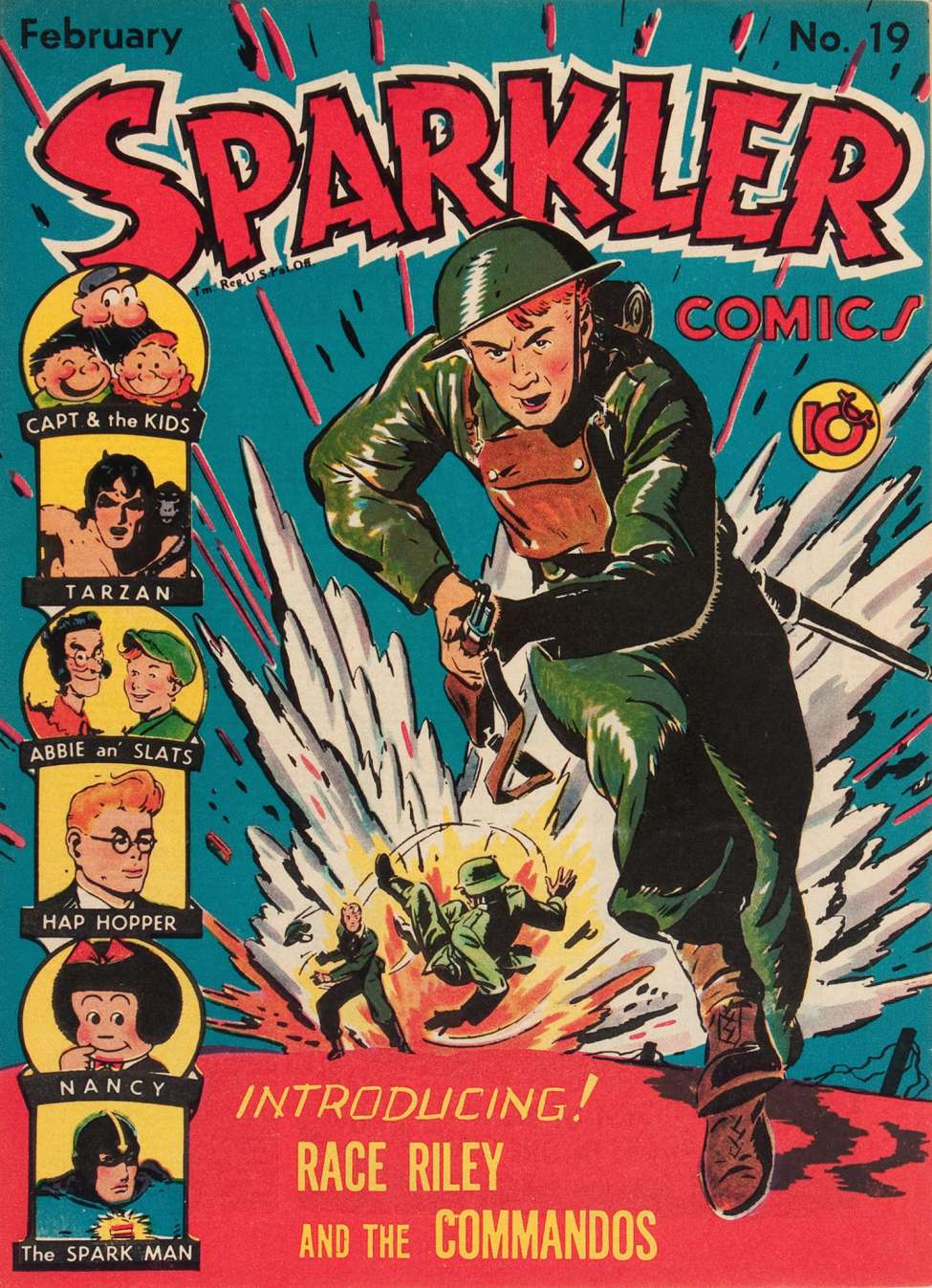 Book Cover For Sparkler Comics 19