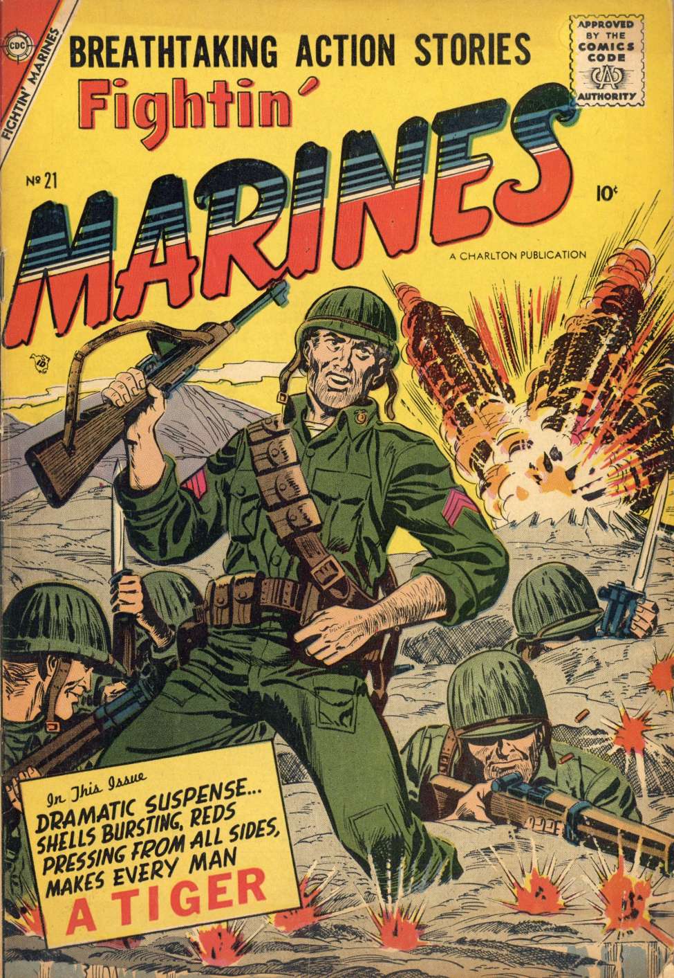 Book Cover For Fightin' Marines 21 - Version 1