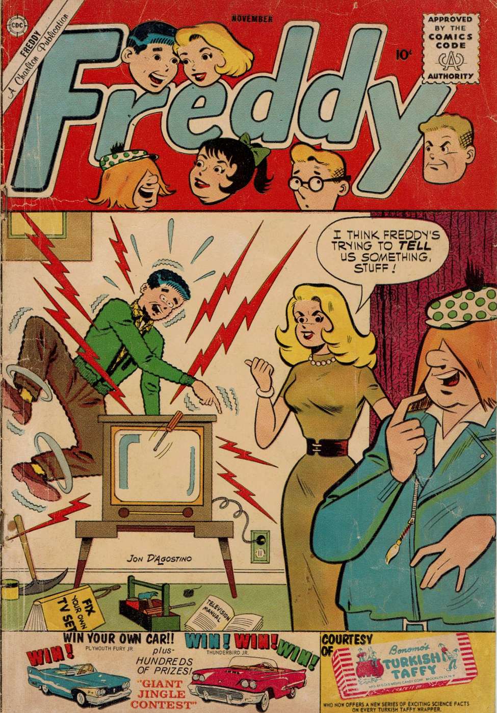 Comic Book Cover For Freddy 25